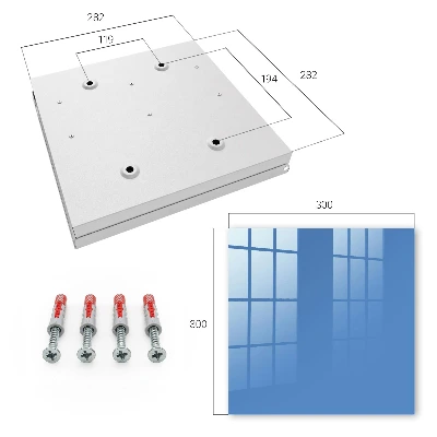 Blue color Wall mounted key box