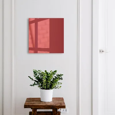 Wall-mounted key box burgundy