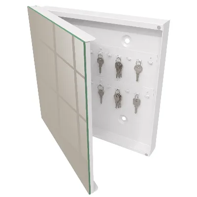 Warm grey Wall mounted key box