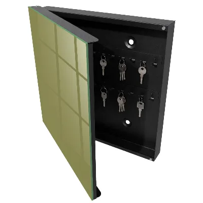 Grass green Wall mounted key box