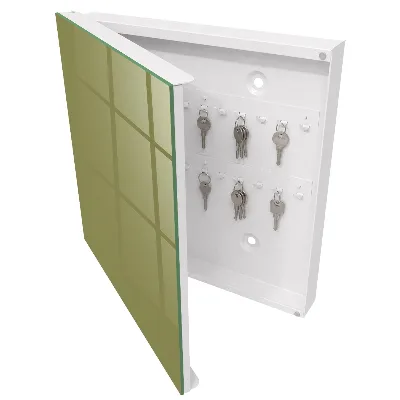 Grass green Wall mounted key box