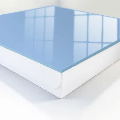 Wall mounted key box baby blue
