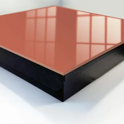Brick red Key cabinet