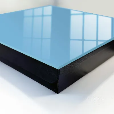 Sky blue Wall mounted key box