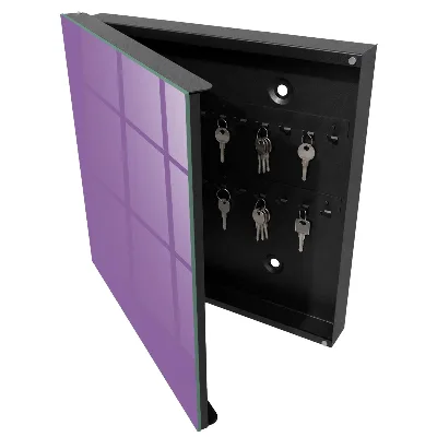 Purple color Key box for wall