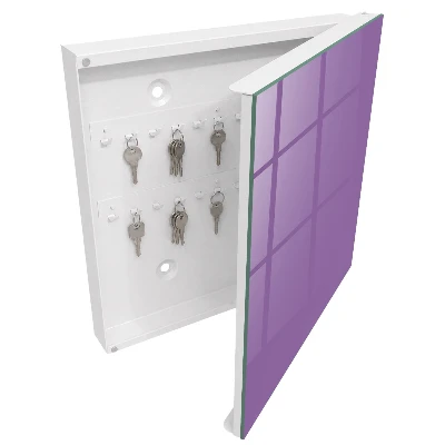 Purple color Key box for wall