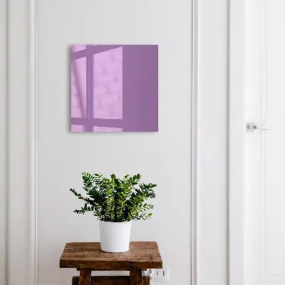 Wall-mounted key box in purple