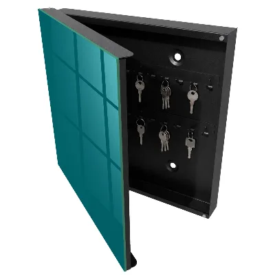 Light mustard Key box for wall