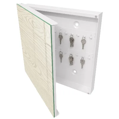 Wood pattern Wall mounted key box