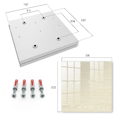Wood structure Key box for wall