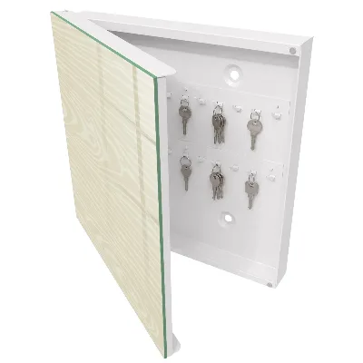 Wood structure Key box for wall