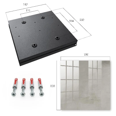 Grey texture Key cabinet