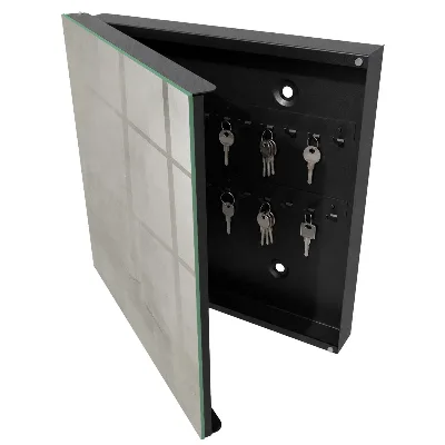 Key cabinet grey texture