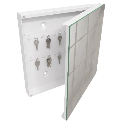 Grey texture Key cabinet