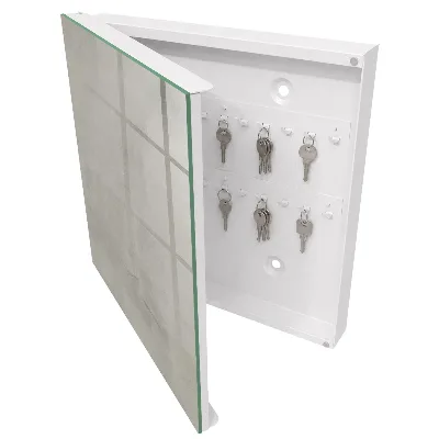 Grey texture Key cabinet