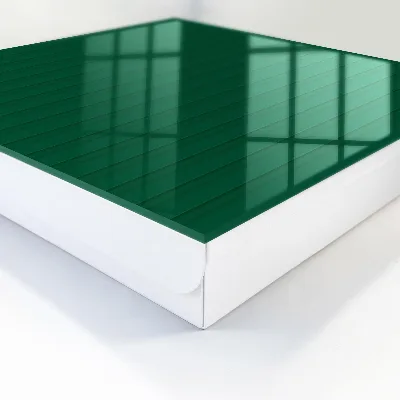 Green stripes Key box for wall
