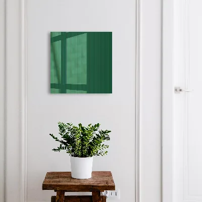 Green stripes Key box for wall