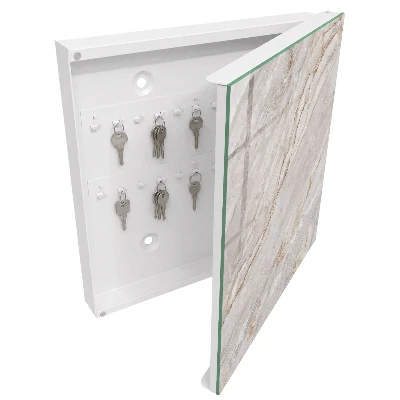 Grey marble Wall mounted key box