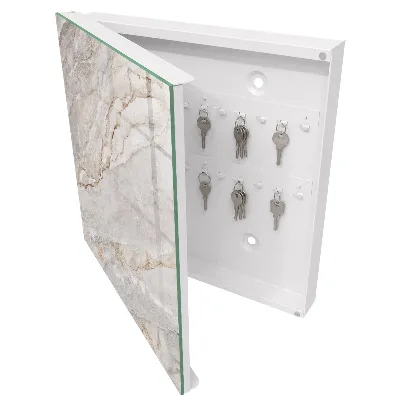 Grey marble Wall mounted key box