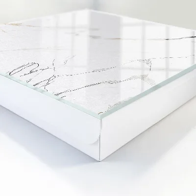 Key cabinet in elegant marble