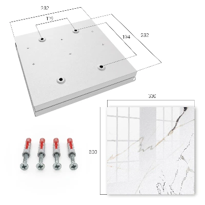 Elegant marble Key cabinet