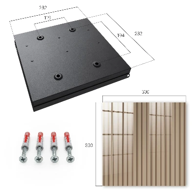 Soothing stripes Key box for wall