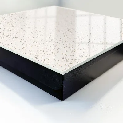 Wall mounted key box with a dotted pattern