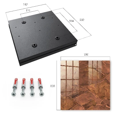 Stone texture Key cabinet