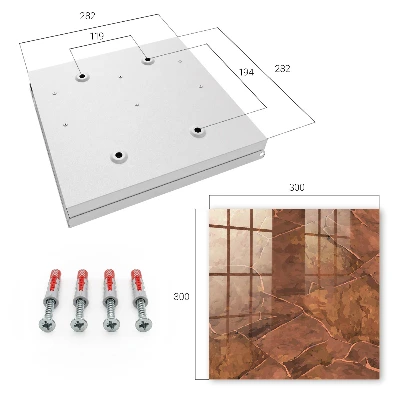 Stone texture Key cabinet