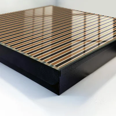 Minimalist stripes Key box for wall