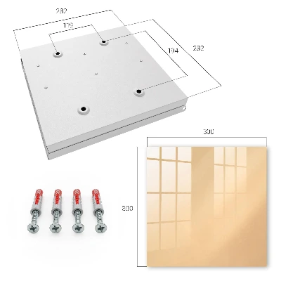 Wall mounted key box beige comfort