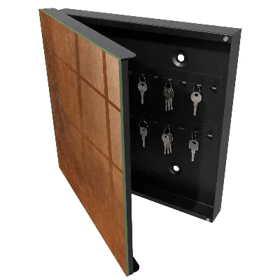 Brown texture Key box for wall