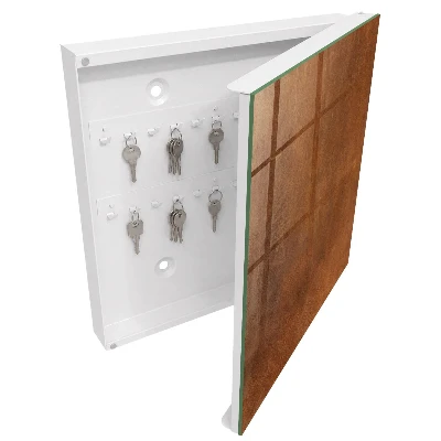 Brown texture Key box for wall