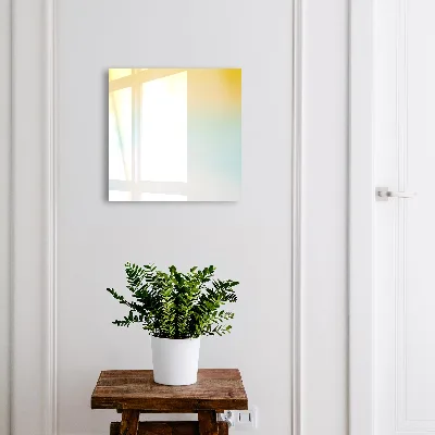 Key cabinet with gentle colors