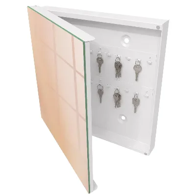 Wall-mounted key box pastel mood finish