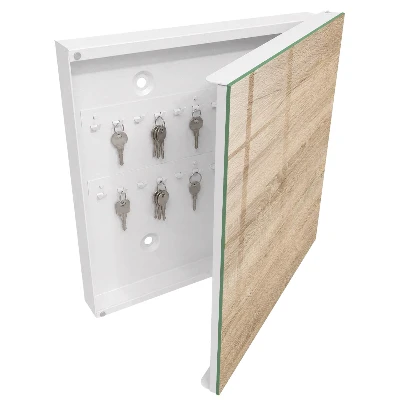 Wood texture Wall mounted key box