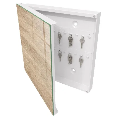 Wood texture Wall mounted key box