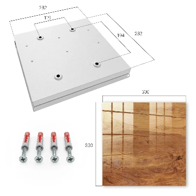 Wood texture Key cabinet