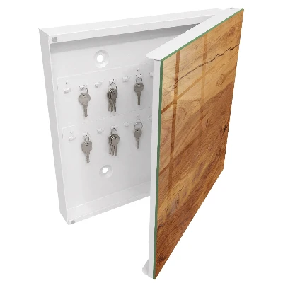 Wood texture Key cabinet