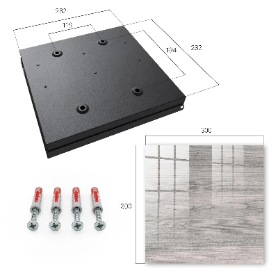 Grey wood Key box for wall