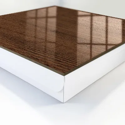 Wall-mounted key box with wood texture