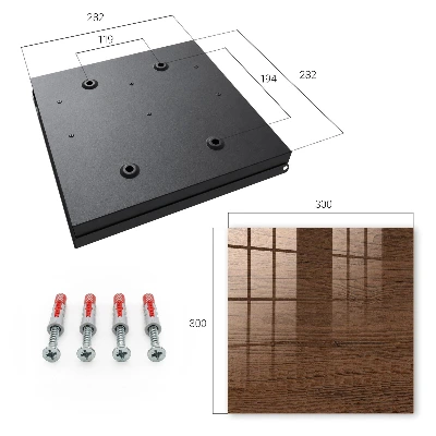 Wood texture Wall mounted key box