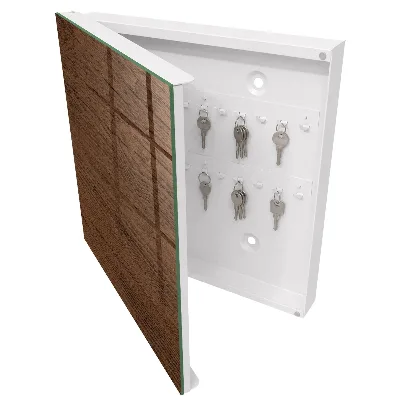 Wood texture Wall mounted key box