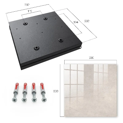 Concrete texture Wall mounted key box
