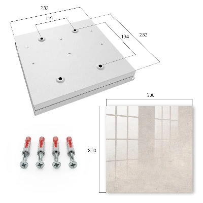 Concrete texture Wall mounted key box