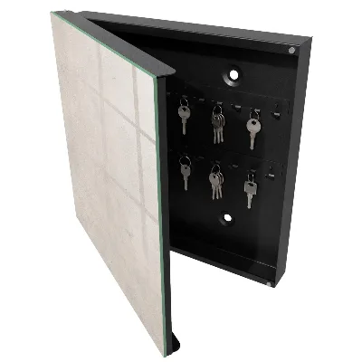 Concrete texture Wall mounted key box