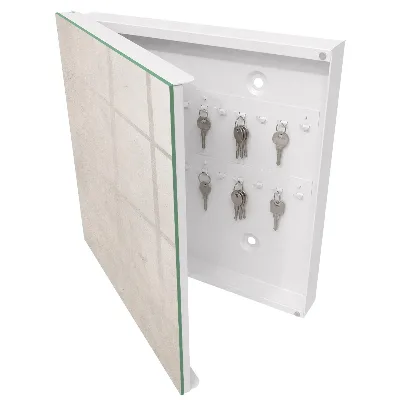 Concrete texture Wall mounted key box