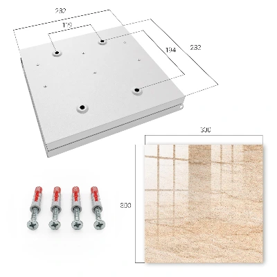 Stone texture Key cabinet