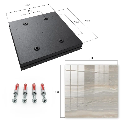 Beige waves Key box for wall