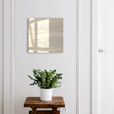 Beige waves Key box for wall